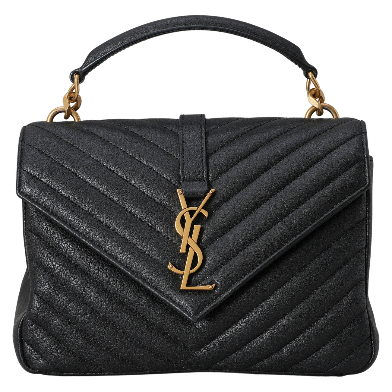YVES SAINT LAURENT(USED)생로랑 600279 컬리지 미디움 백